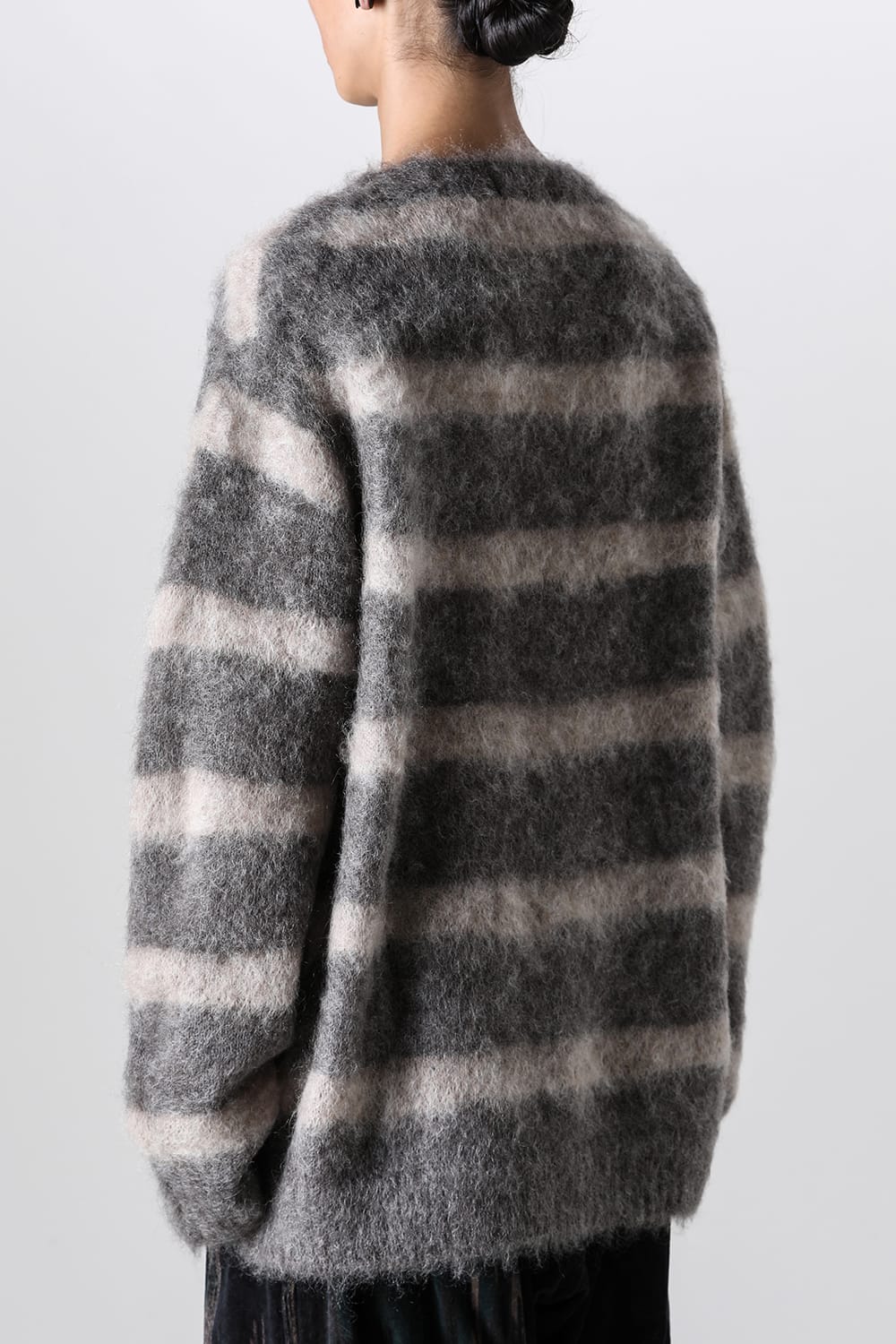 Round Neck Long Sleeve Knit Brown