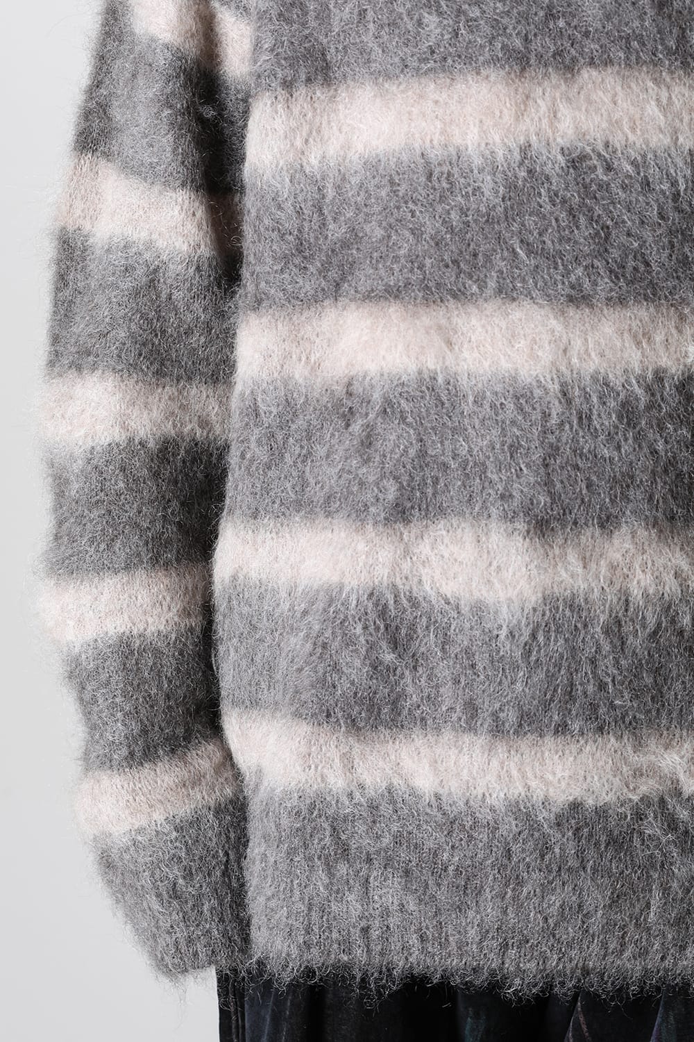 Round Neck Long Sleeve Knit Brown