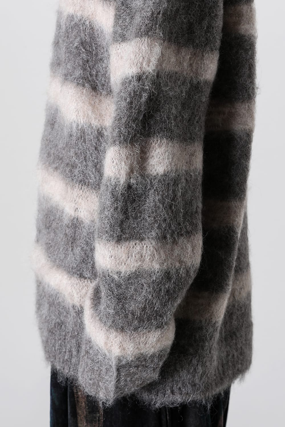 Round Neck Long Sleeve Knit Brown