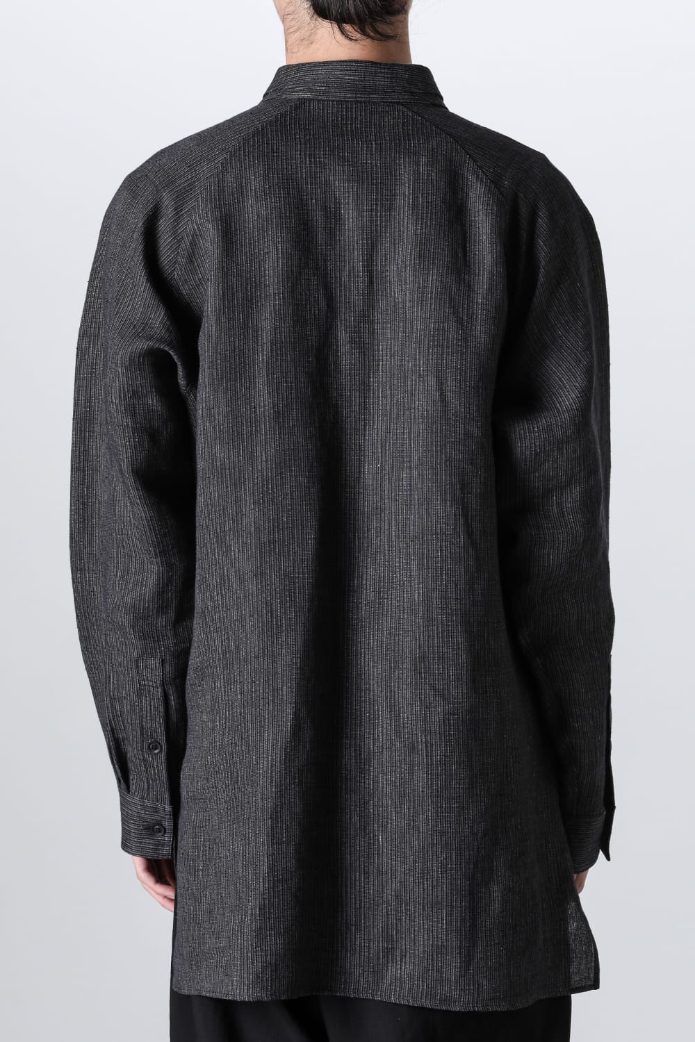 Double Collar Decorative Button Blouse