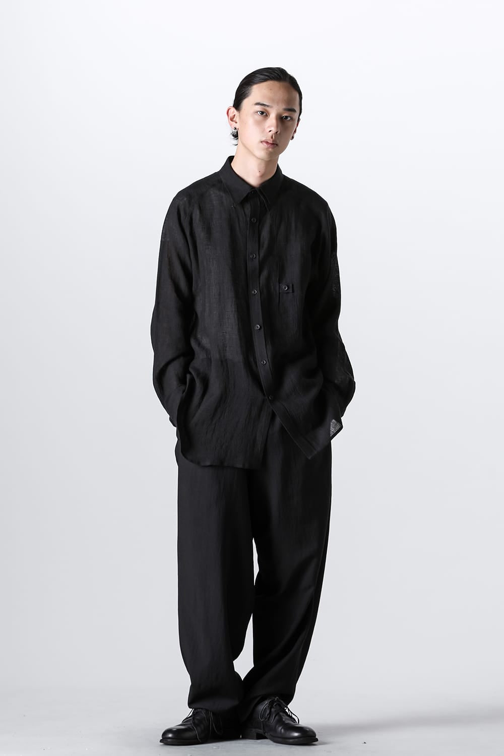 左二重襟 前立てブラウス