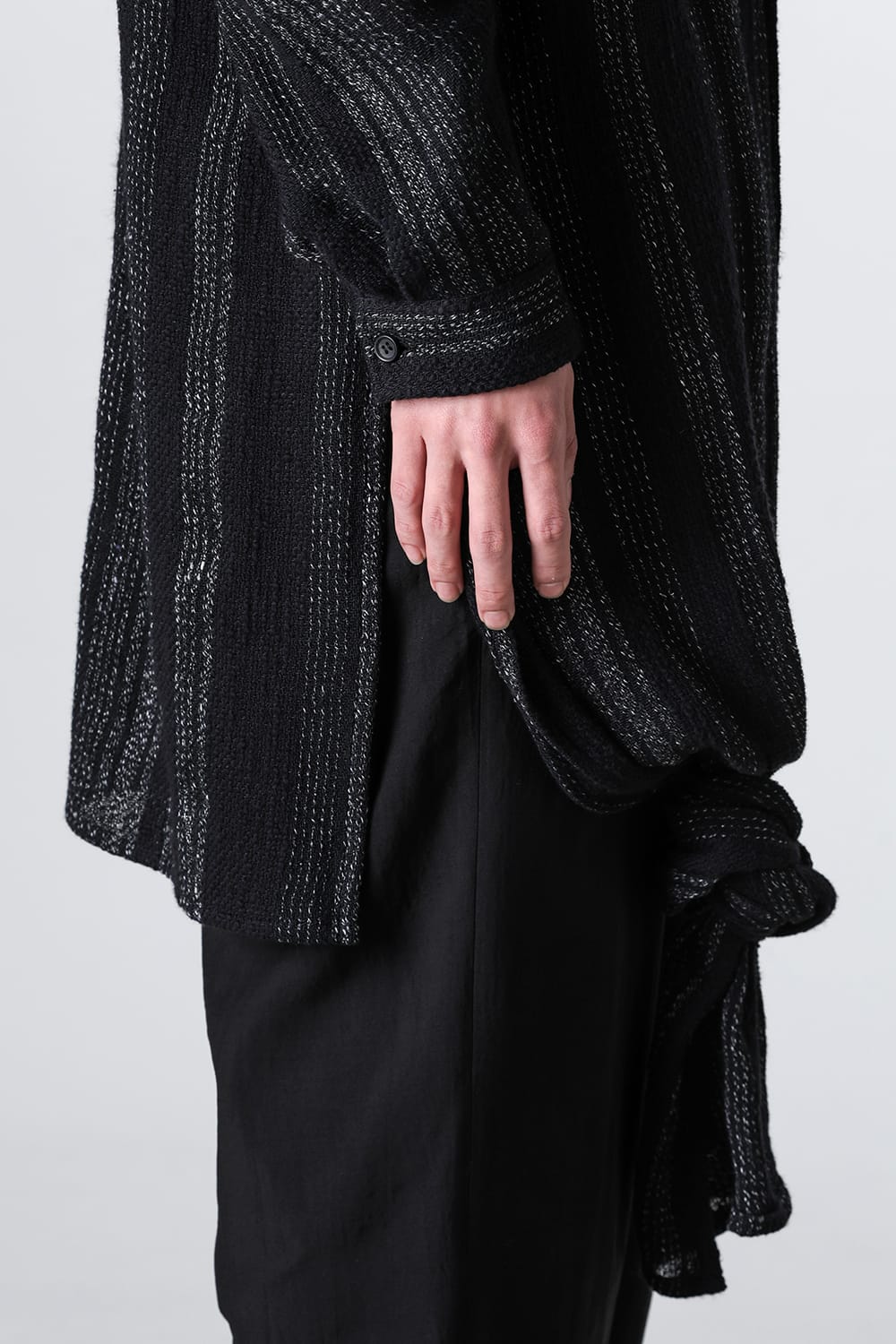 Hem Knot Stripe Blouse