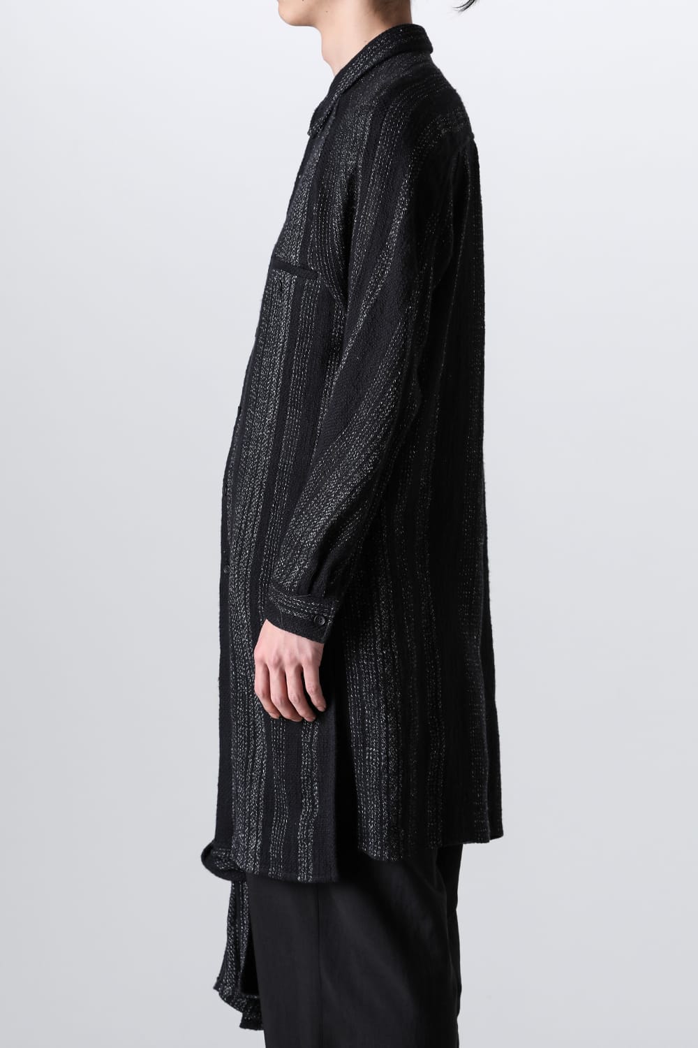 Hem Knot Stripe Blouse