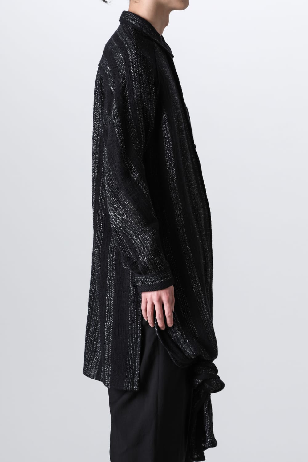 Hem Knot Stripe Blouse