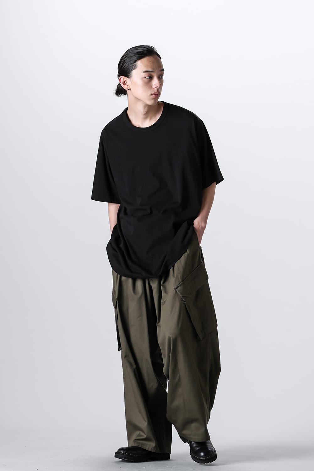 Crew Neck Short Sleeve T-Shirt Black