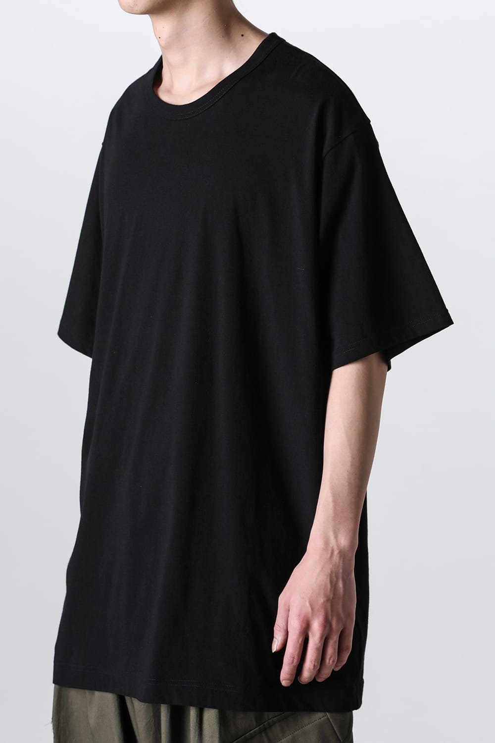 Crew Neck Short Sleeve T-Shirt Black