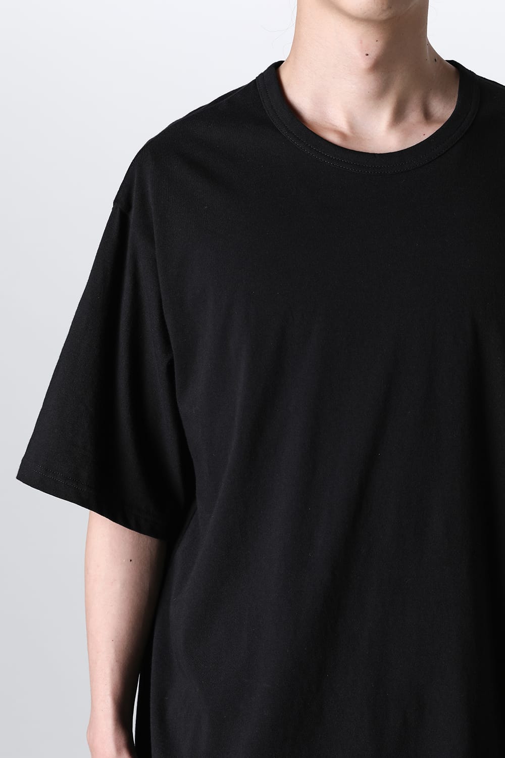 Crew Neck Short Sleeve T-Shirt Black