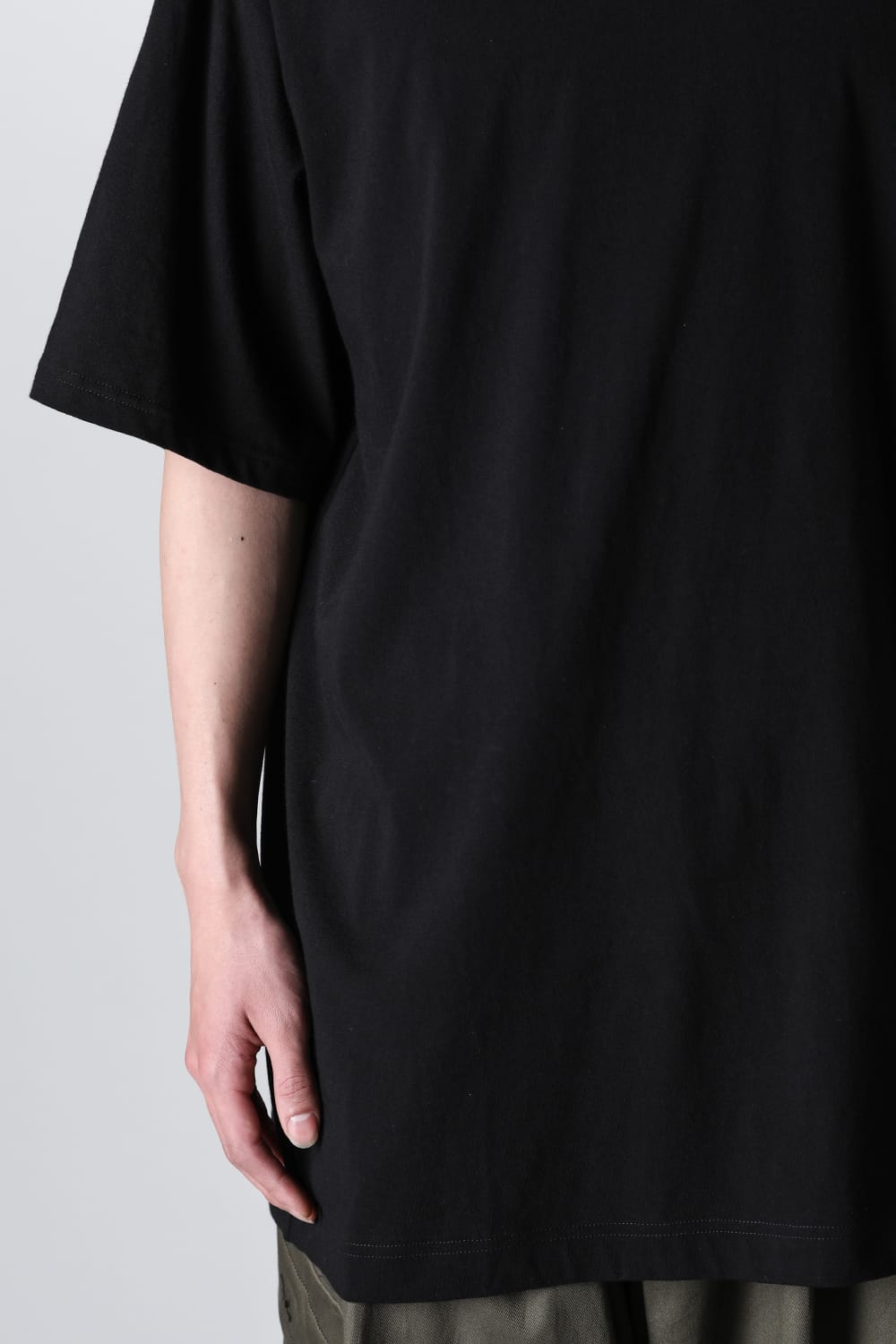 Crew Neck Short Sleeve T-Shirt Black