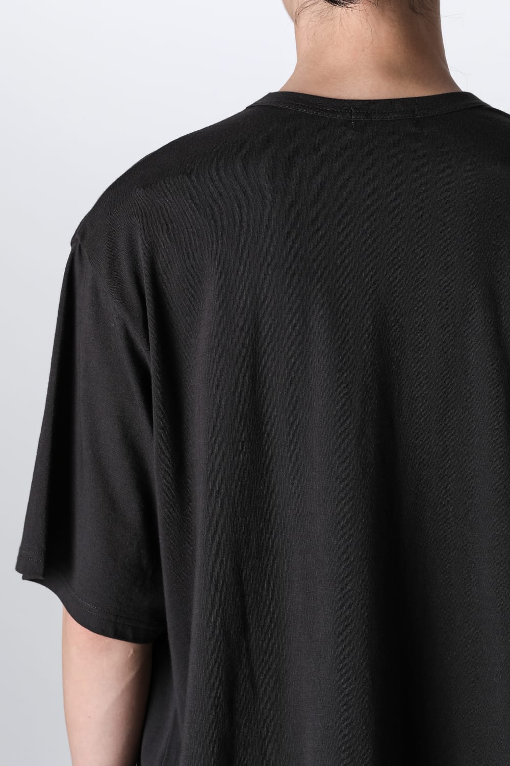 Crew Neck Short Sleeve T-Shirt  Charcoal