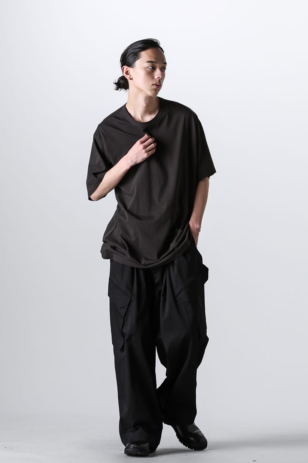 クルーネック ショートスリーブTシャツ  Charcoal