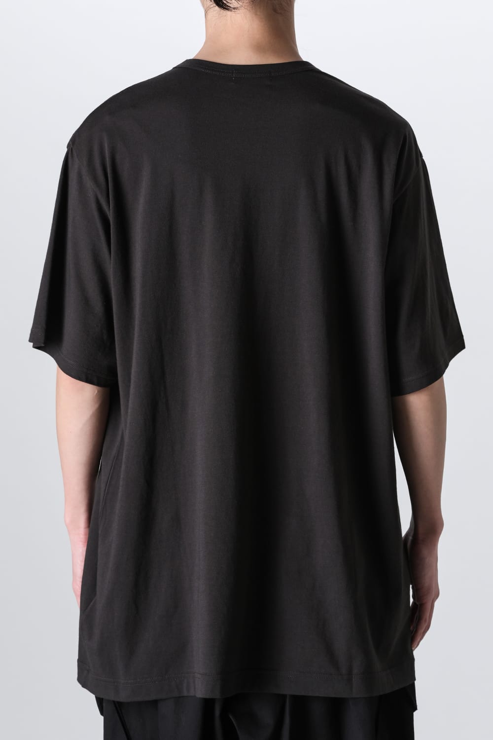 Crew Neck Short Sleeve T-Shirt  Charcoal