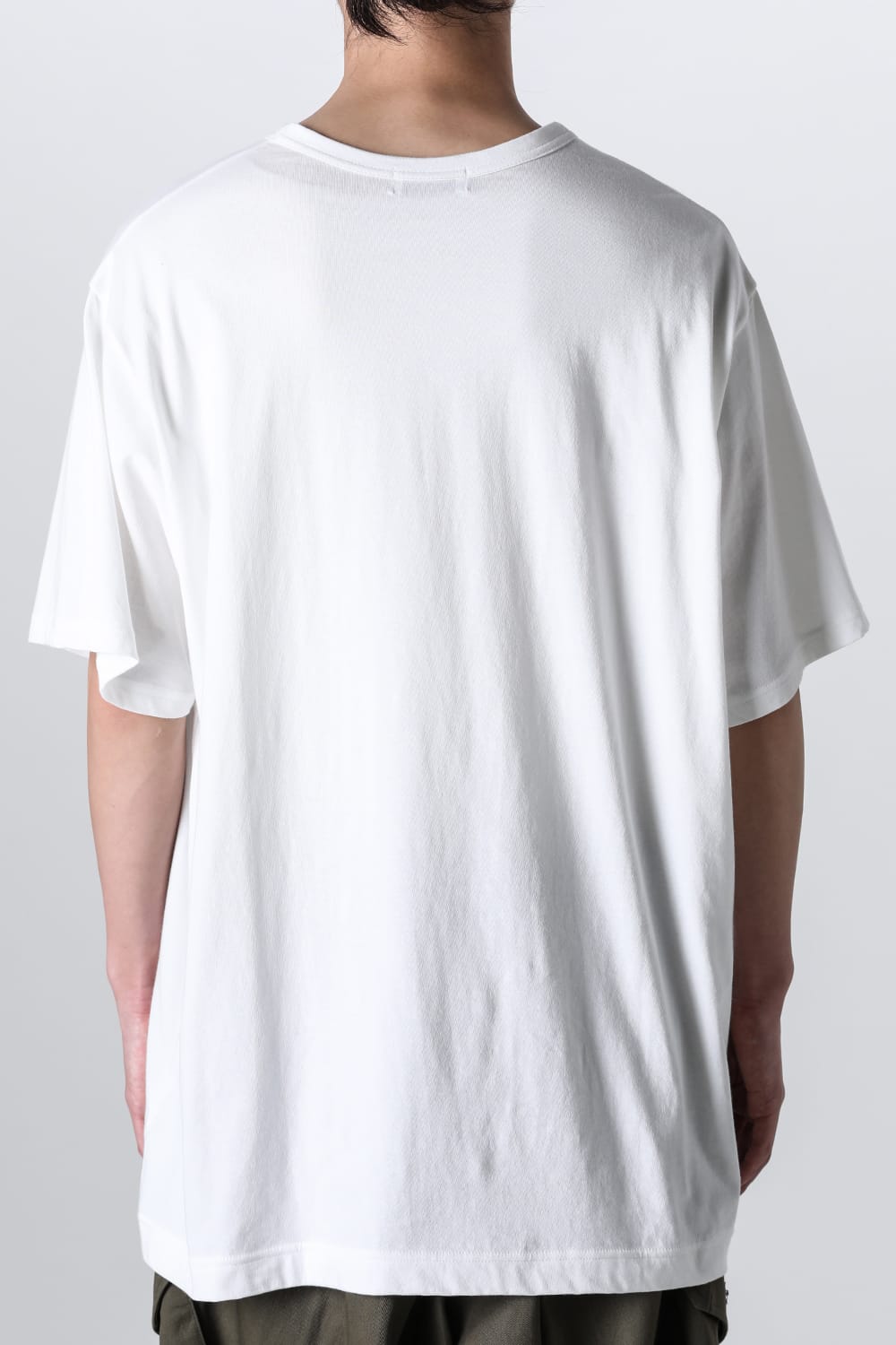 Crew Neck Short Sleeve T-Shirt Off White