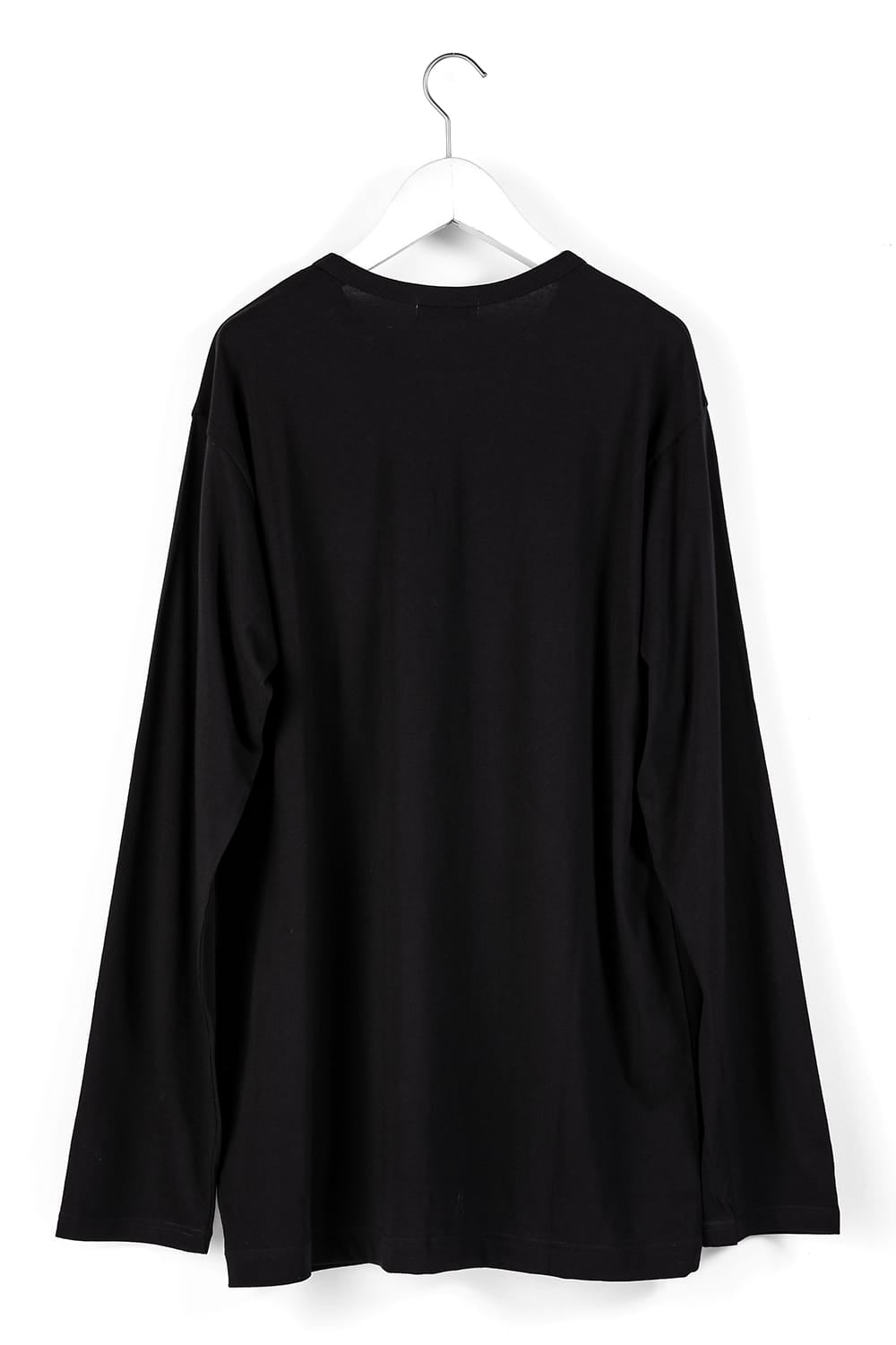 Crew Neck Long Sleeve T-Shirt Black