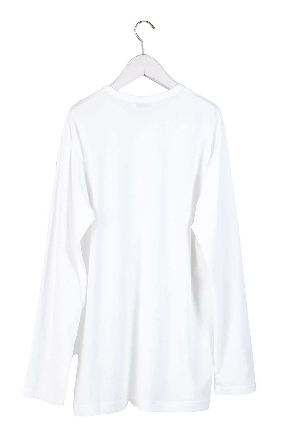 Crew Neck Long Sleeve T-Shirt Off White