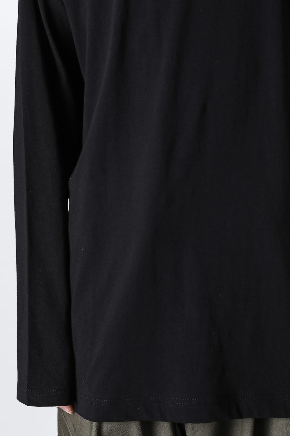 Crew Neck Long Sleeve T-Shirt Black