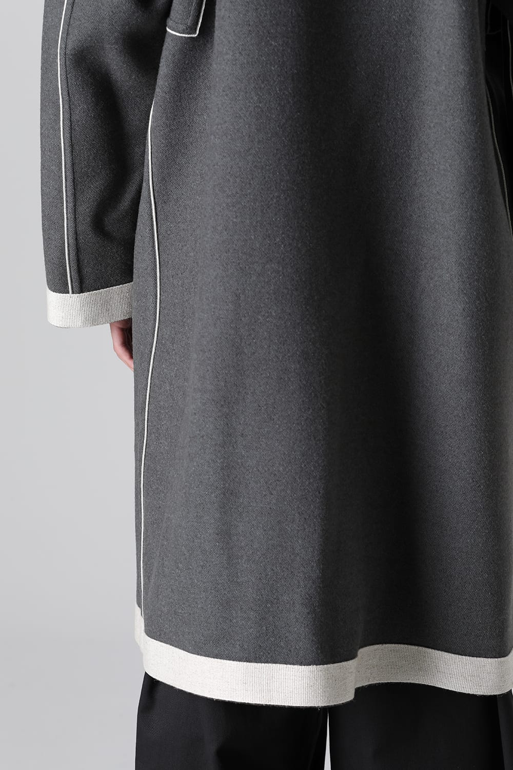 リバーシブル ショールカラーコート