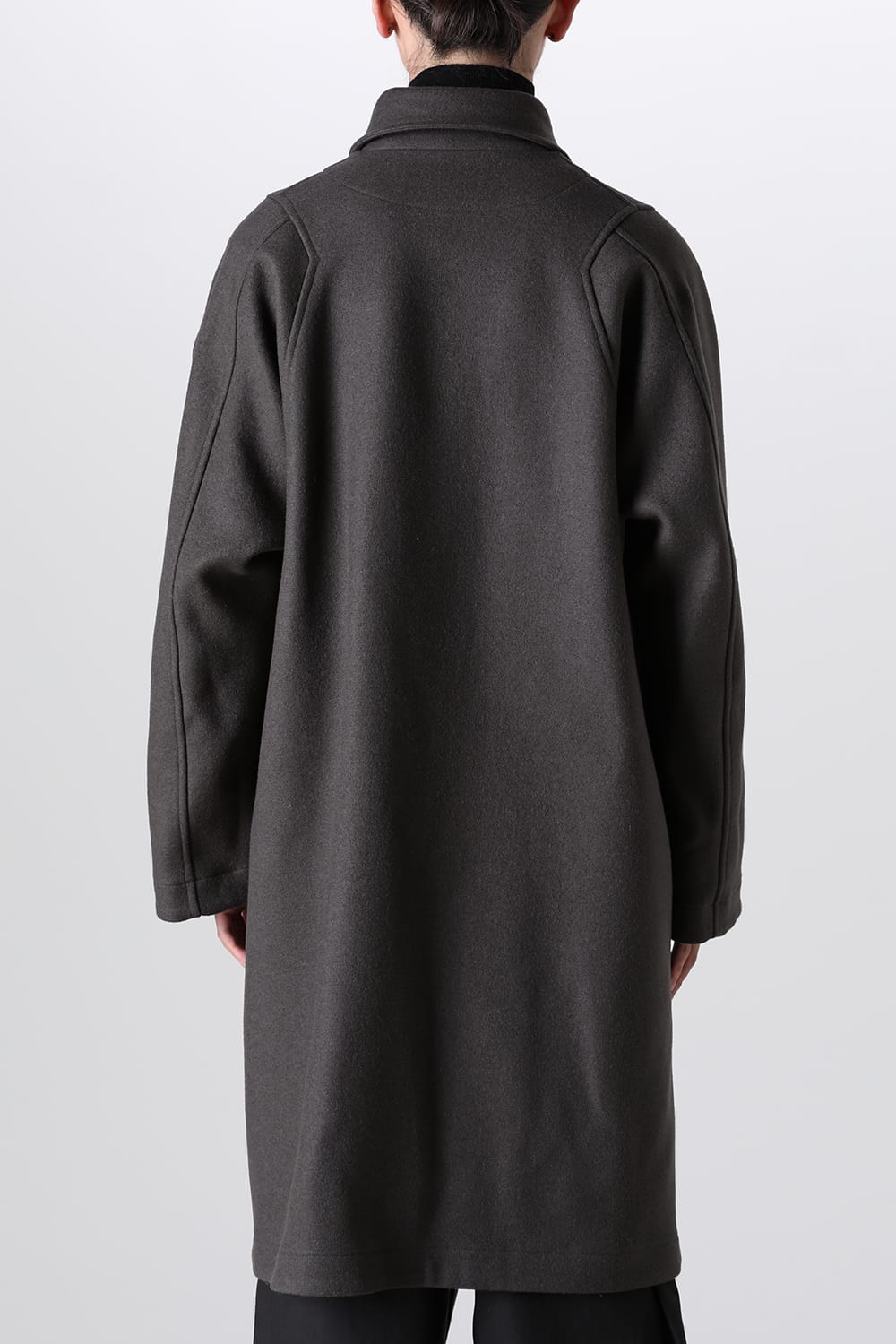 リバーシブル ショールカラーコート