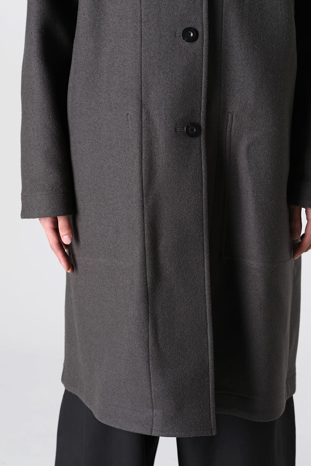 リバーシブル ショールカラーコート