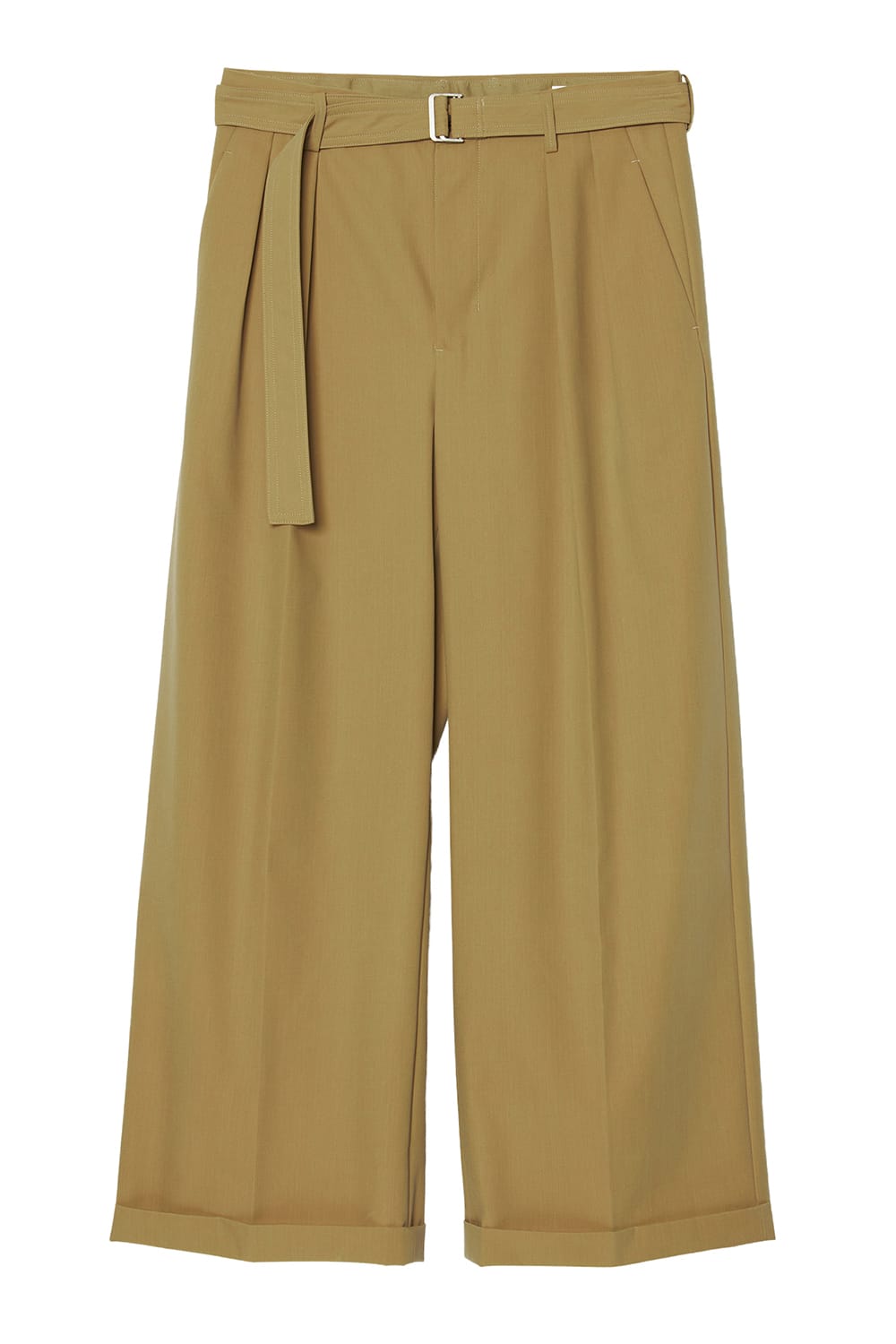 Belted Buggy Trousers  Camel