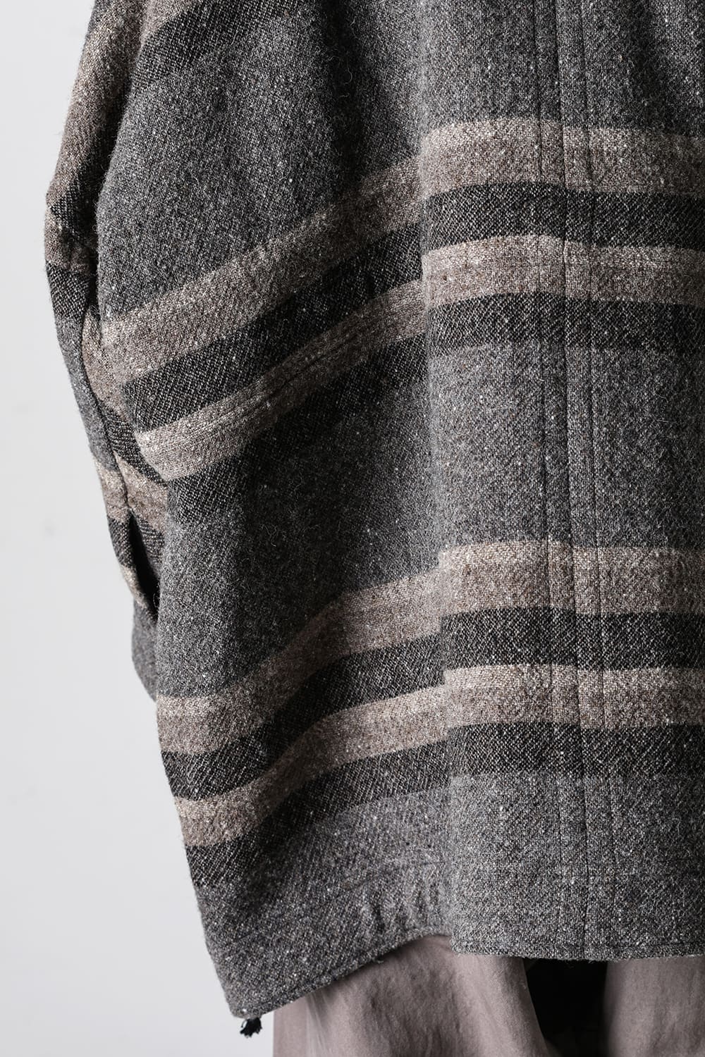 JACKET#54 Bold Stripe  Wool Cotton