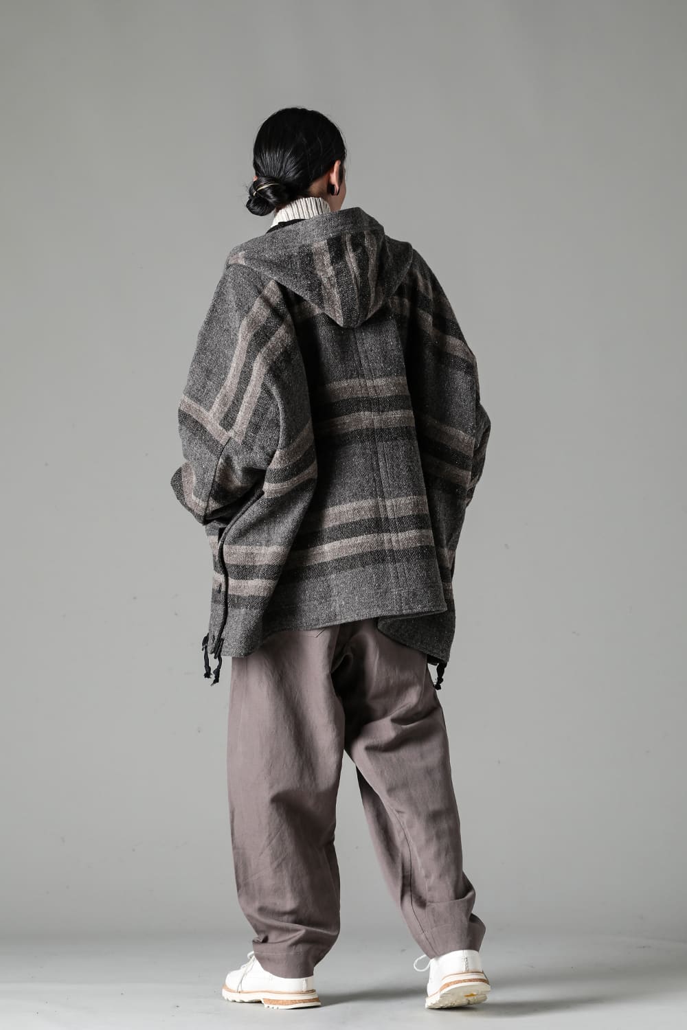 JACKET#54 Bold Stripe  Wool Cotton