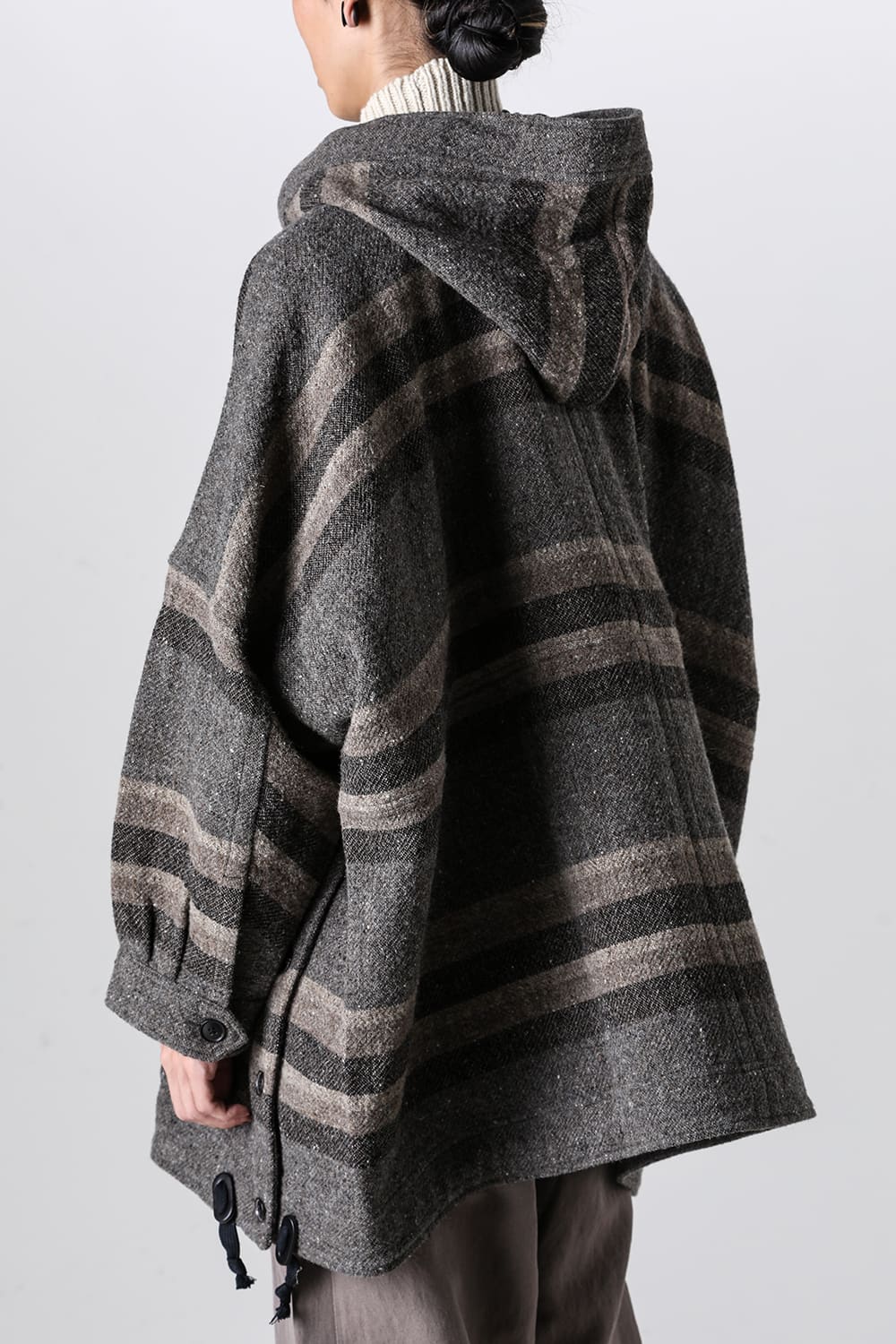 JACKET#54 Bold Stripe  Wool Cotton