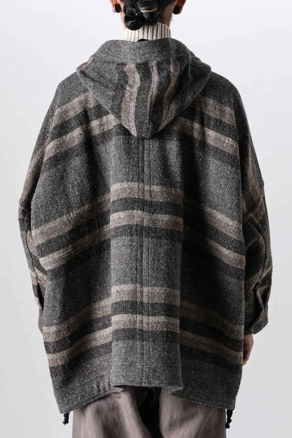 JACKET#54 Bold Stripe  Wool Cotton