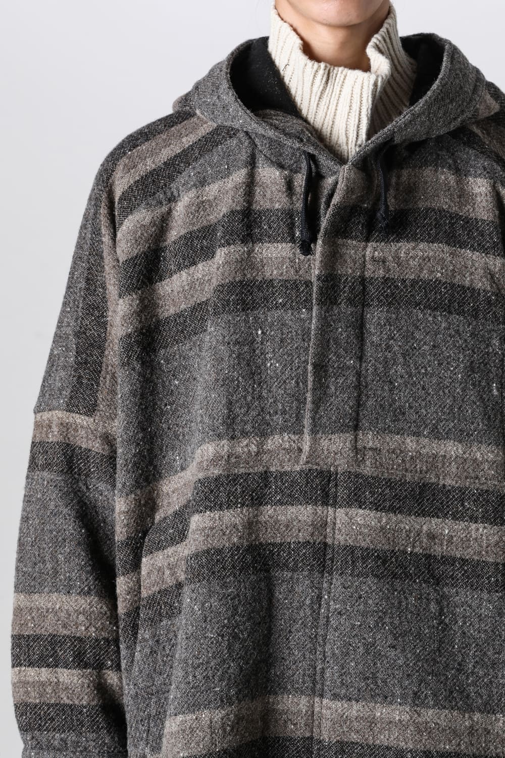 JACKET#54 Bold Stripe  Wool Cotton