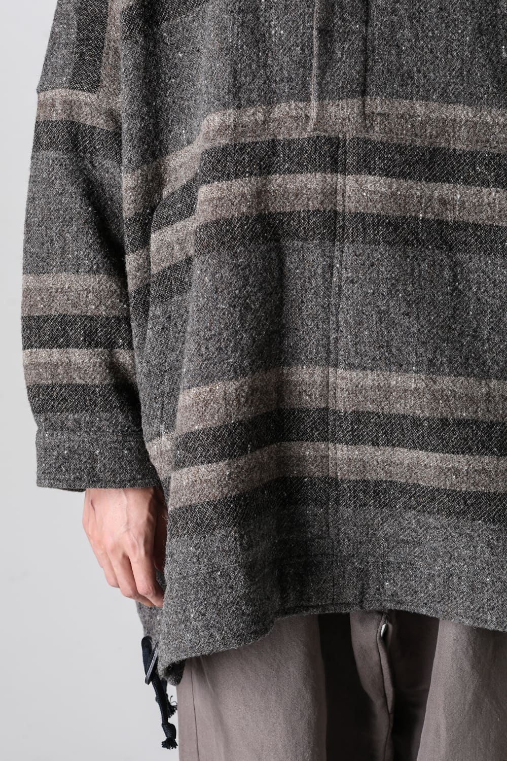 JACKET#54 Bold Stripe  Wool Cotton