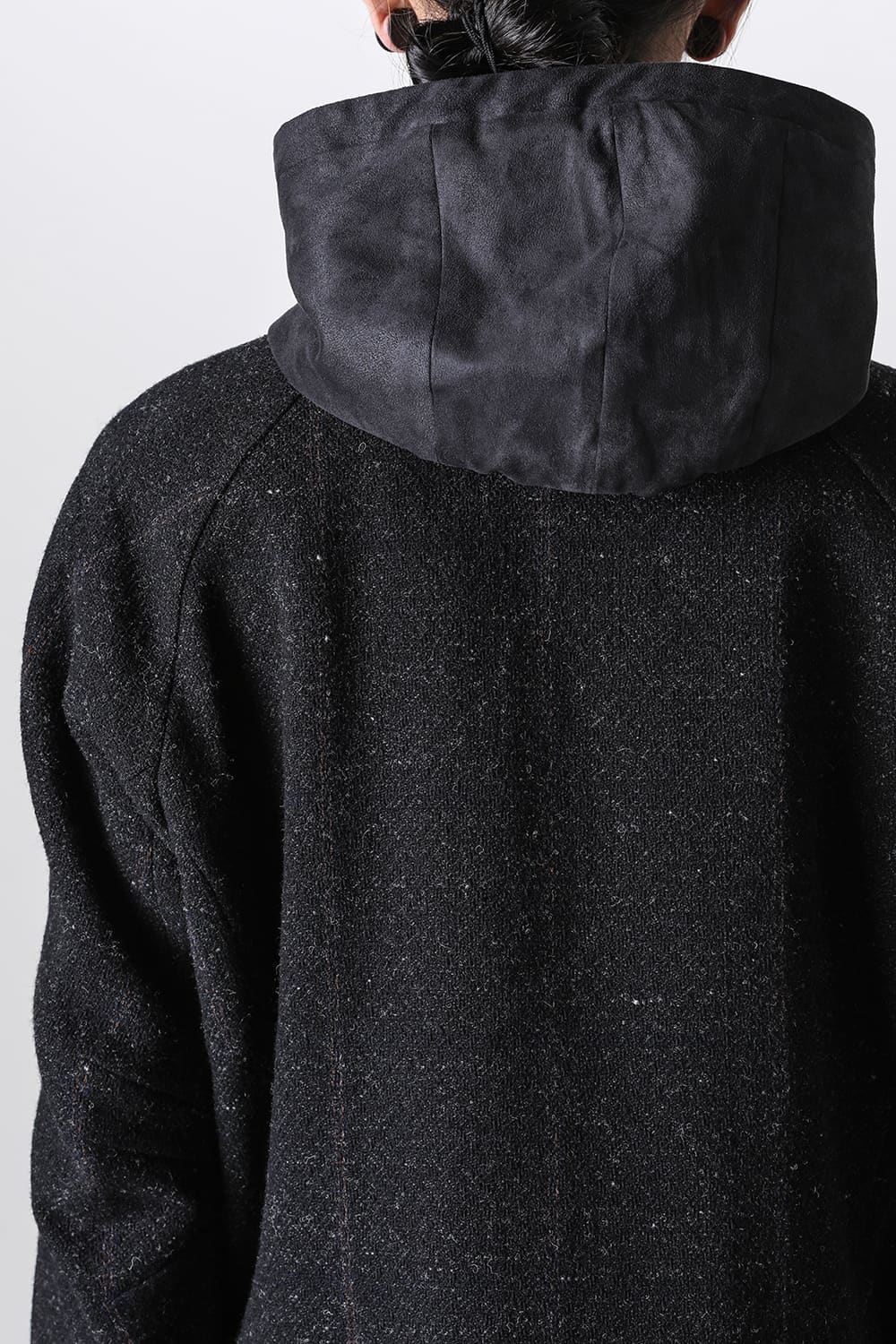 Hooded jacket Shetland wool