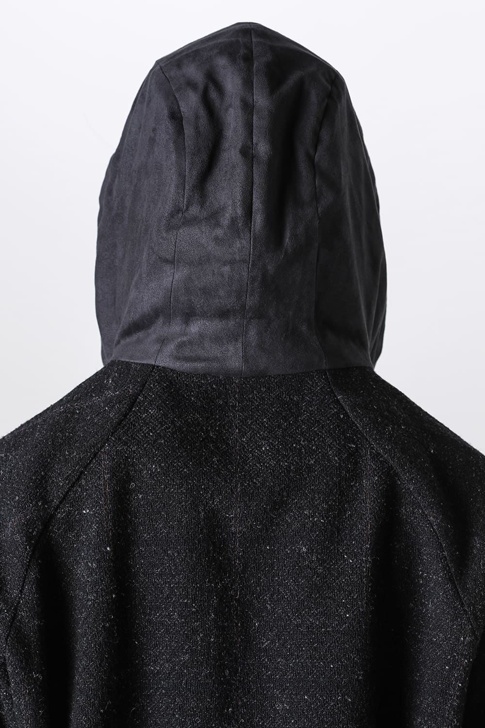 Hooded jacket Shetland wool