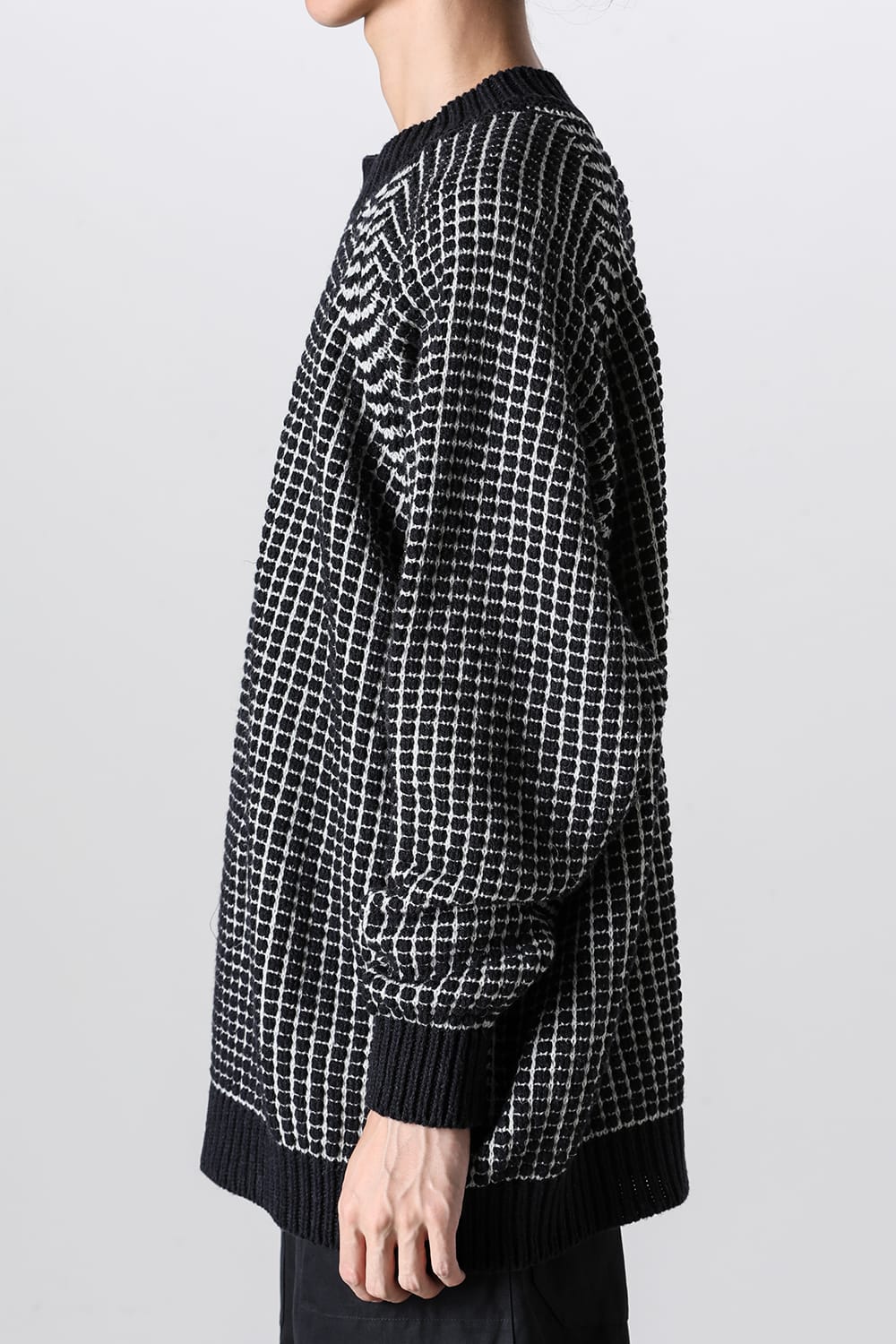 KNIT#60 Pitch Black Natural Lalin