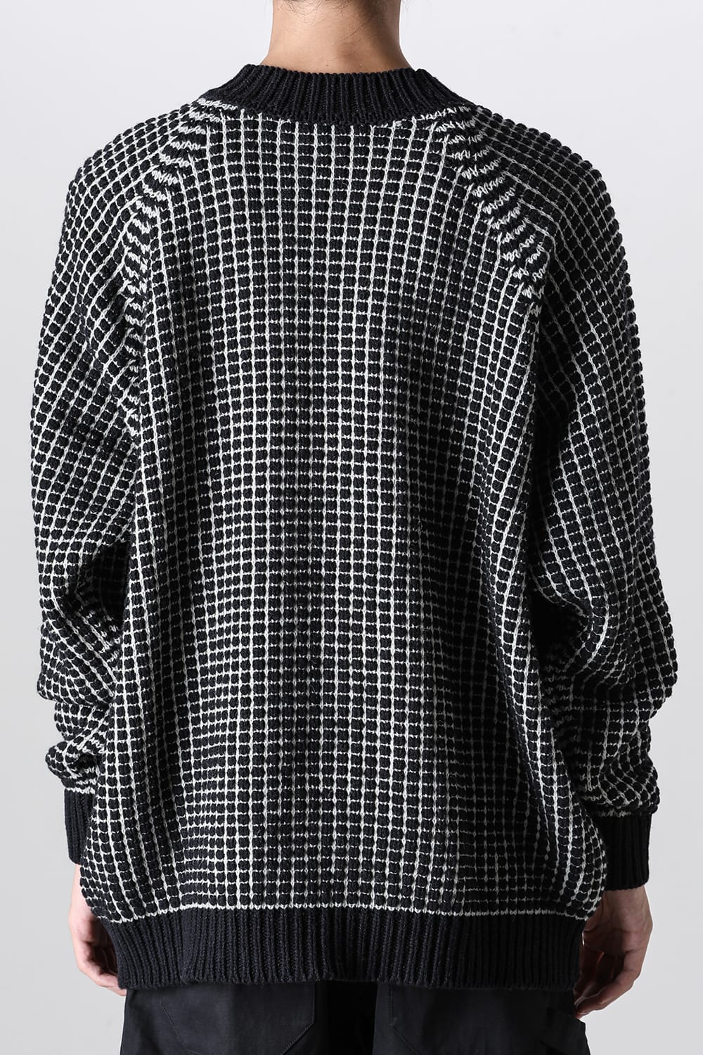 KNIT#60 Pitch Black Natural Lalin