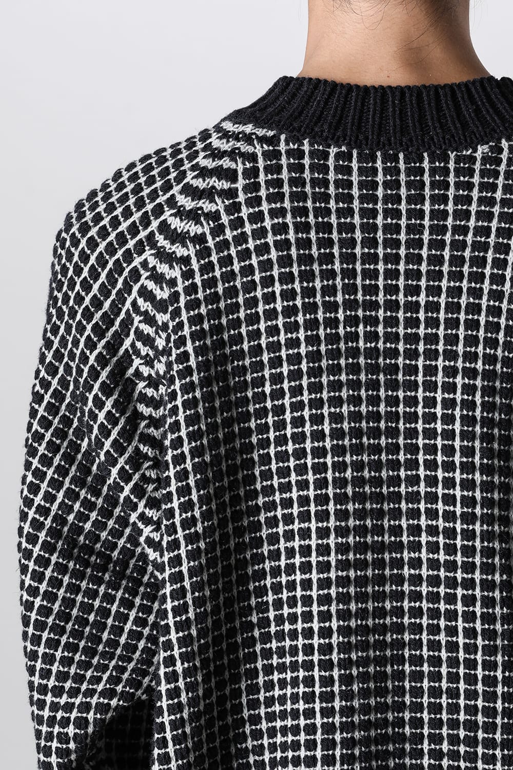 KNIT#60 Pitch Black Natural Lalin