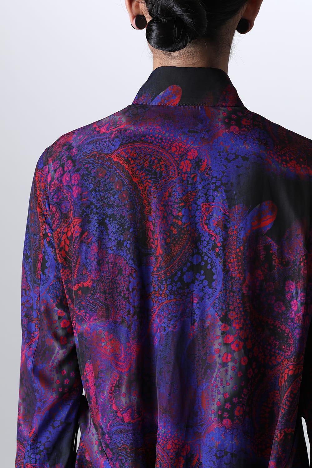 Paisley Print Flare Long Shirt