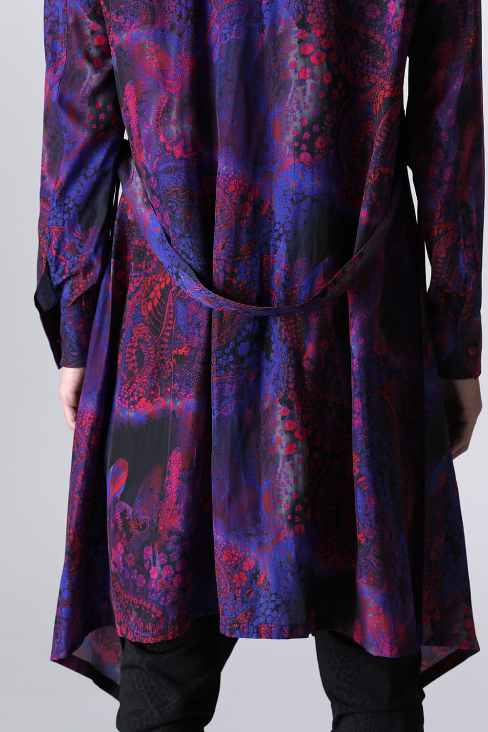 Paisley Print Flare Long Shirt