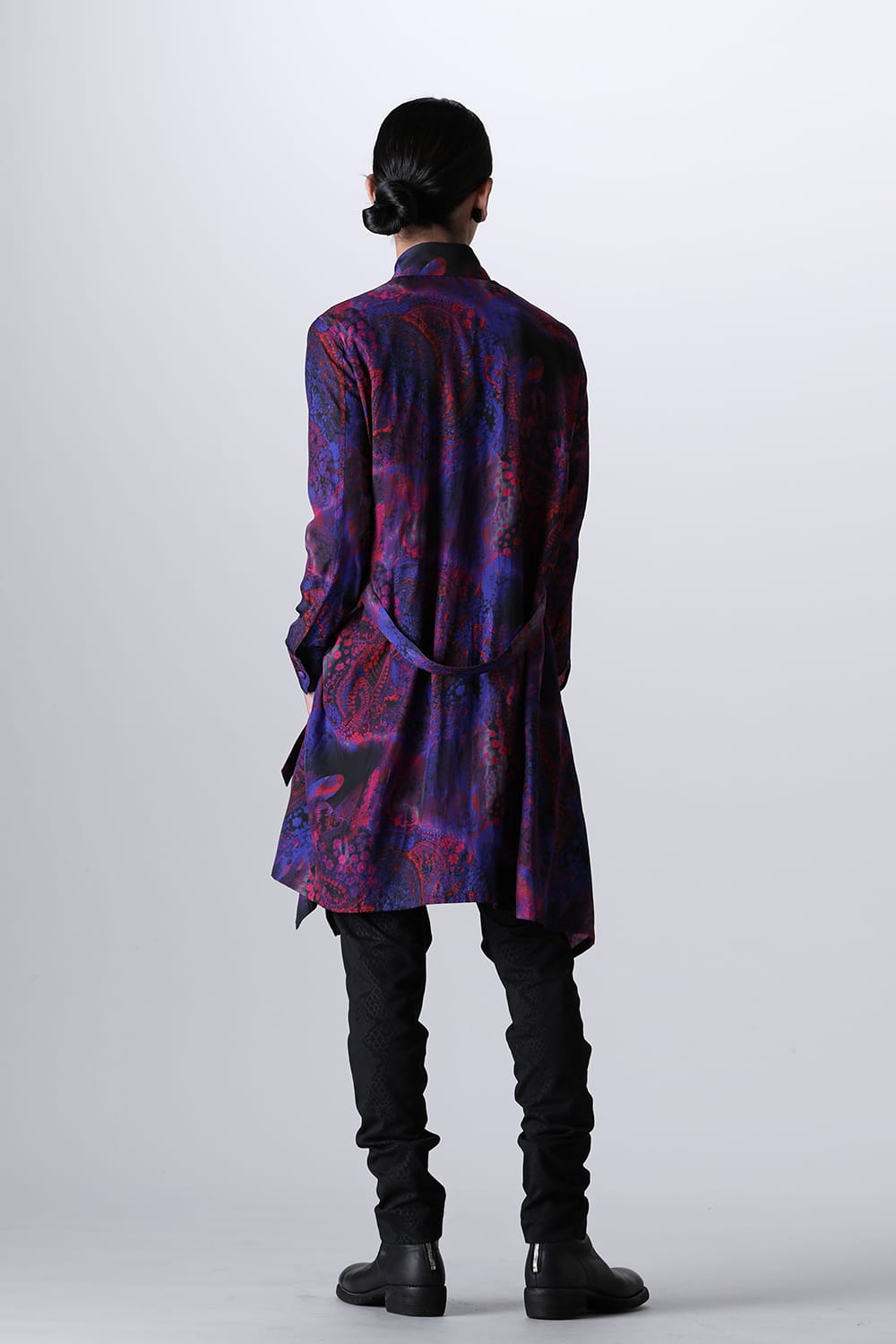 Paisley Print Flare Long Shirt