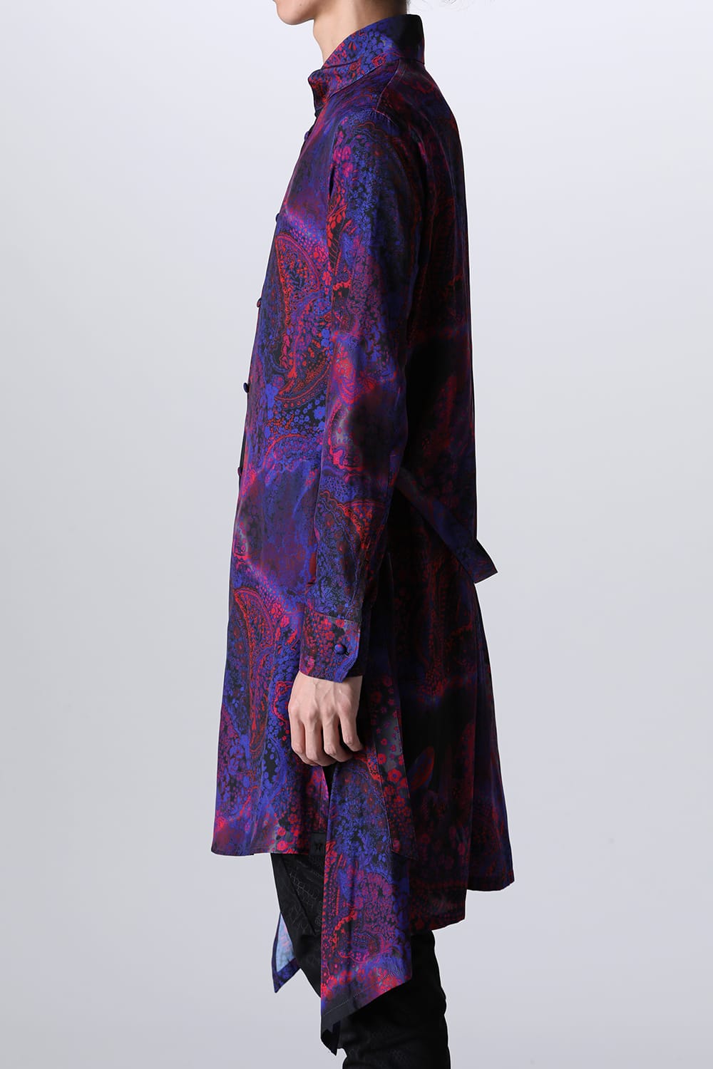 Paisley Print Flare Long Shirt