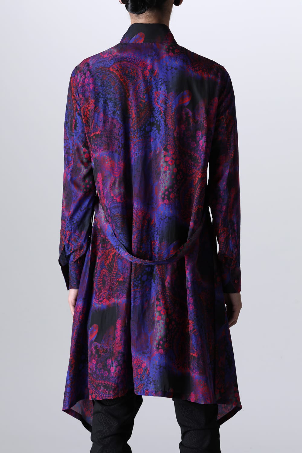 Paisley Print Flare Long Shirt