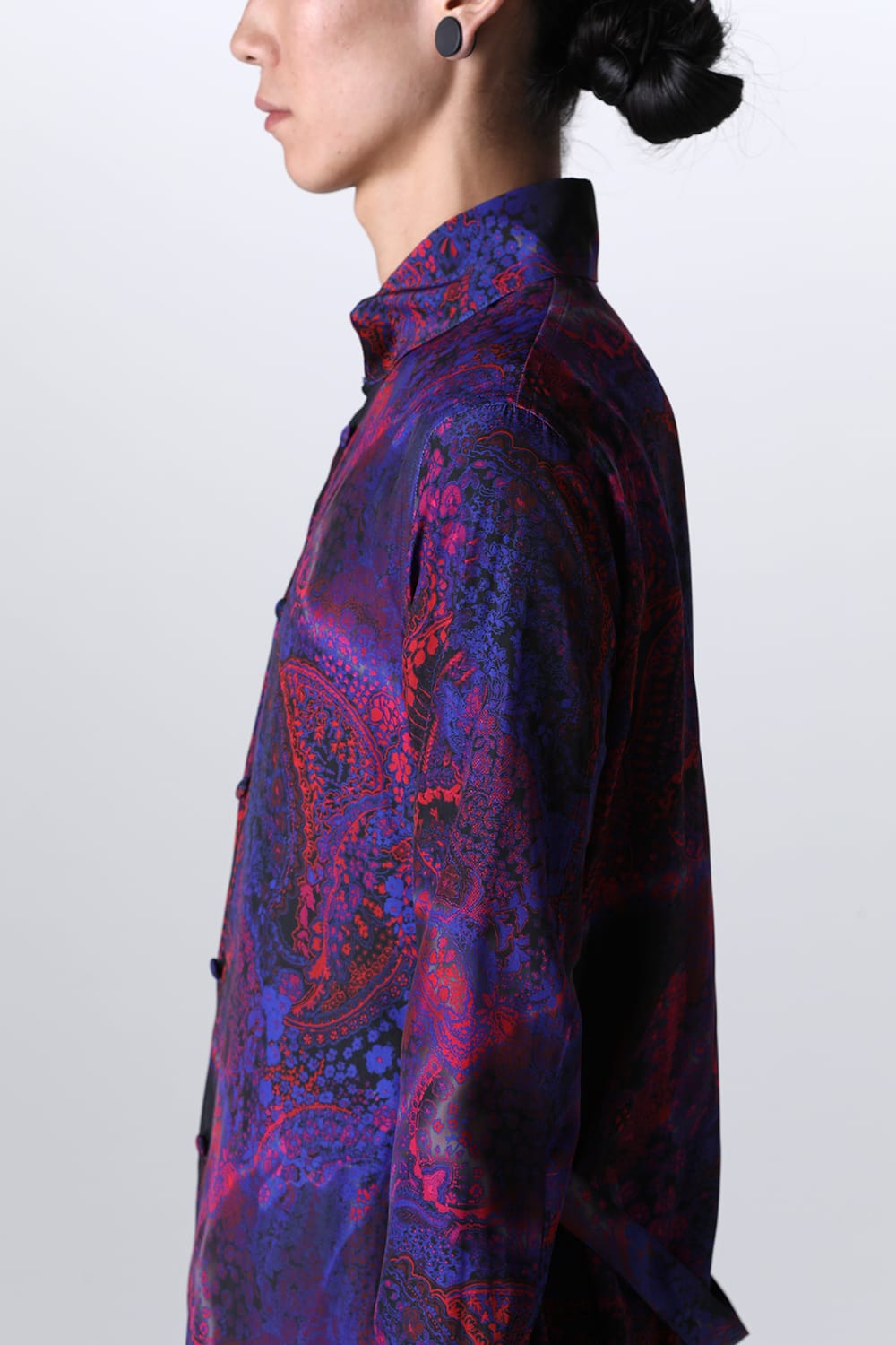 Paisley Print Flare Long Shirt