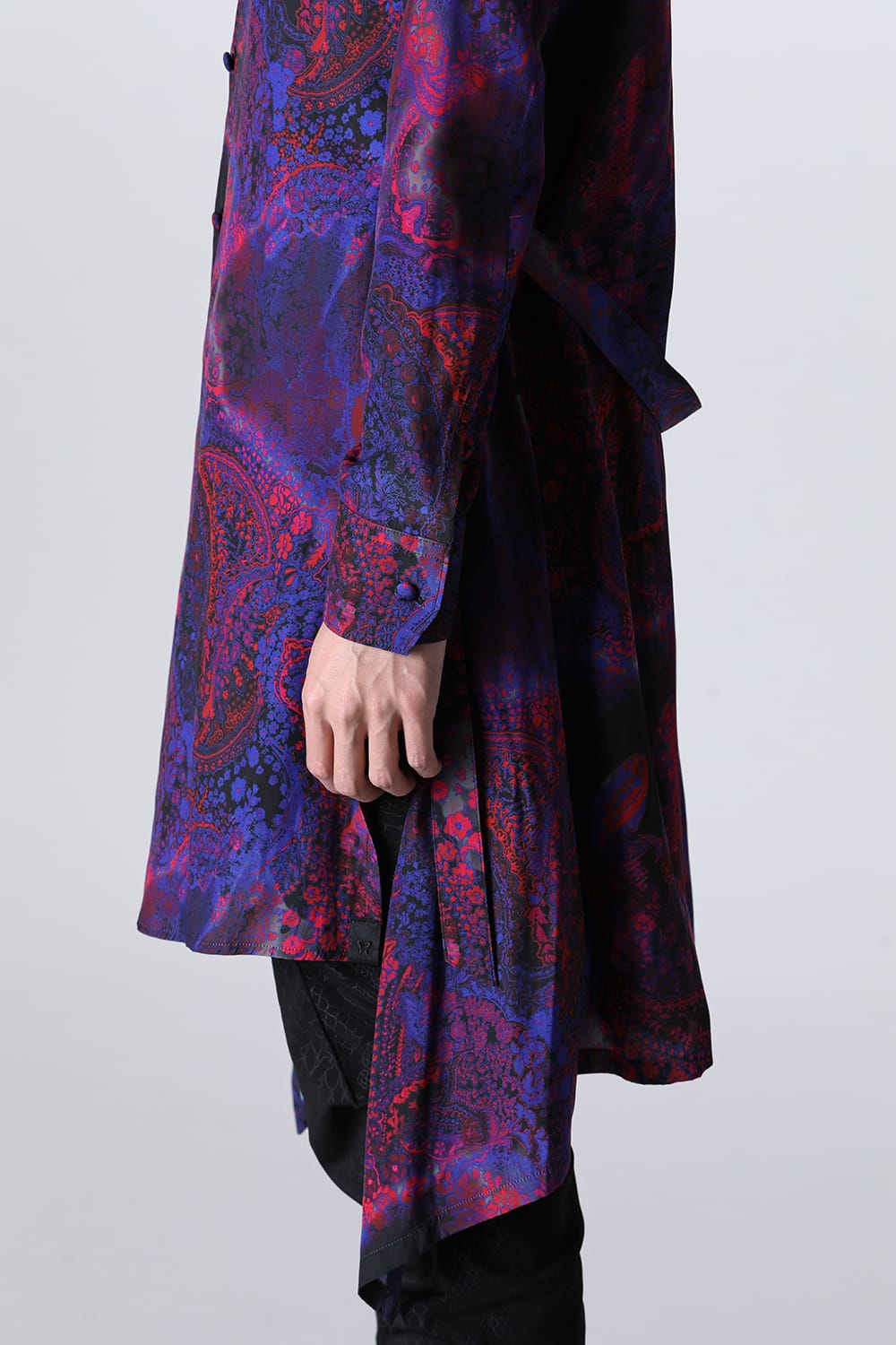 Paisley Print Flare Long Shirt