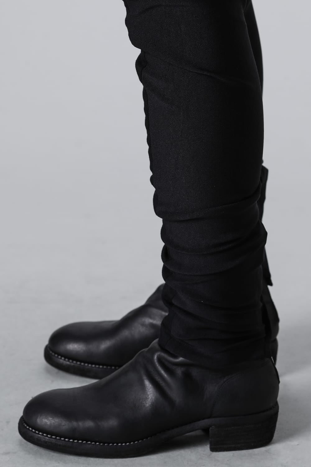 Denim & High Tension Jersey Combination Curve Pants