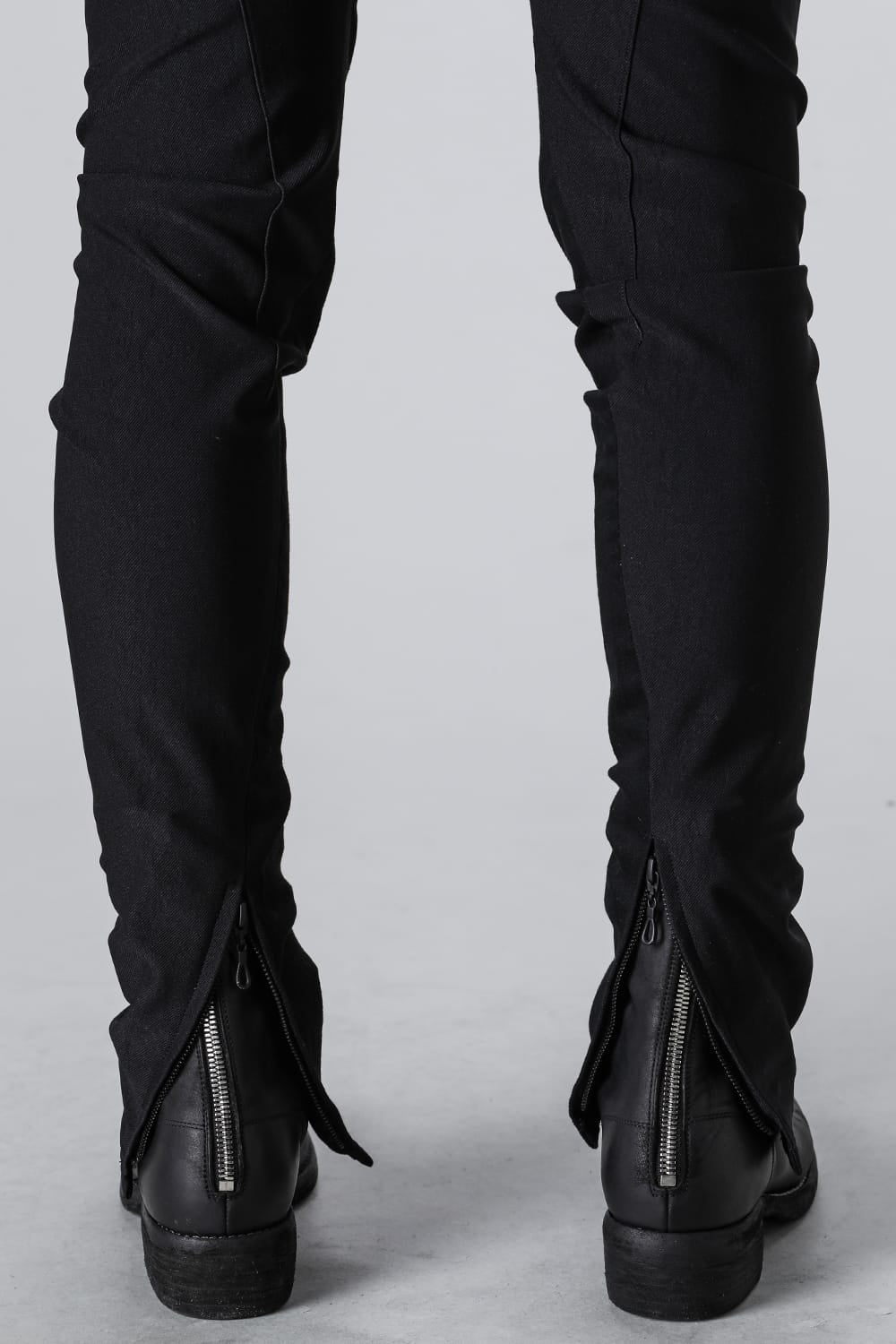 Denim & High Tension Jersey Combination Curve Pants