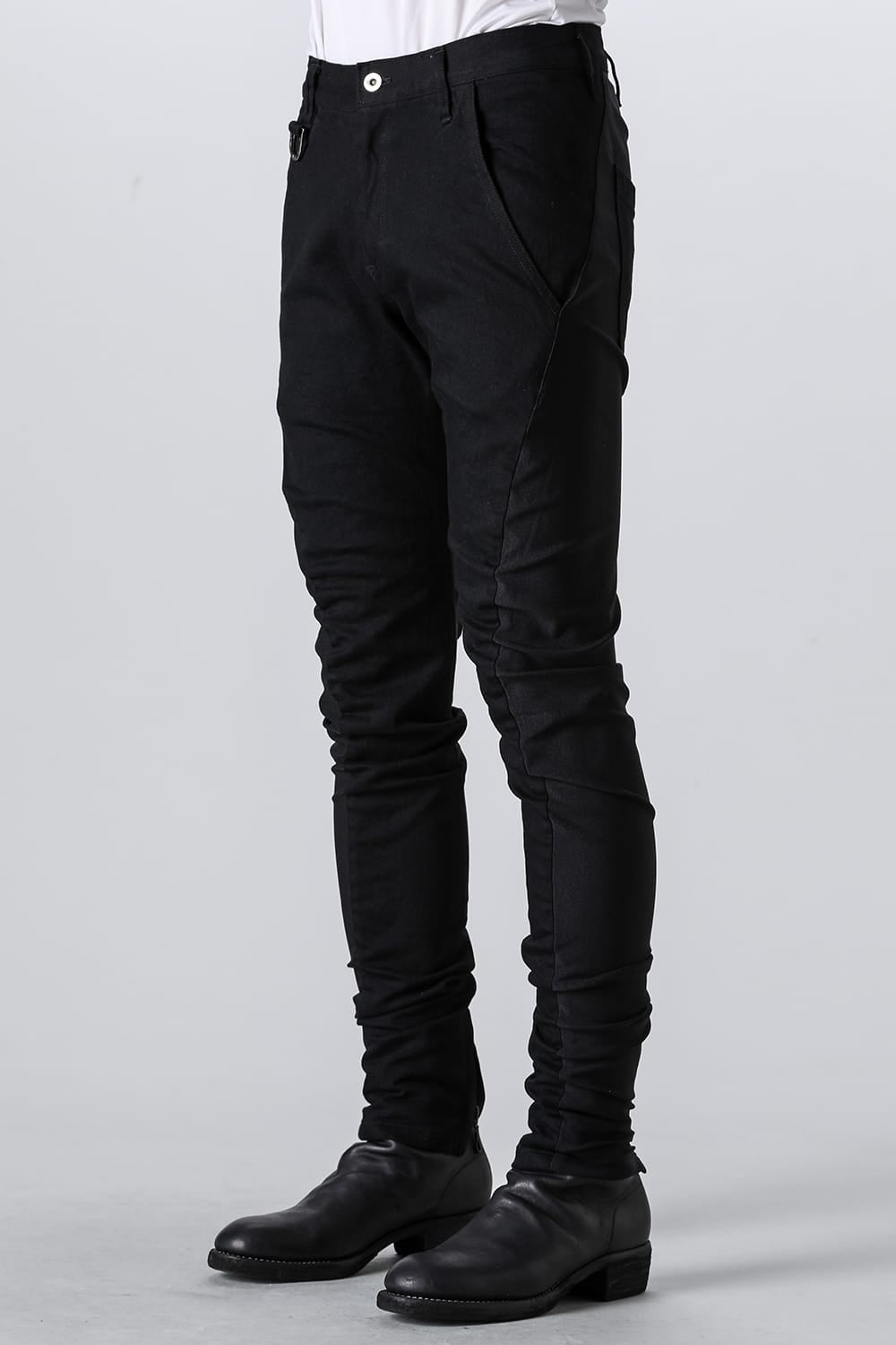 Denim & High Tension Jersey Combination Curve Pants
