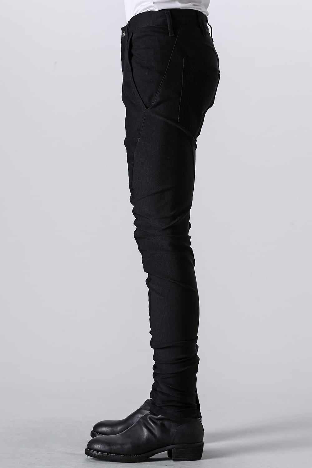 Denim & High Tension Jersey Combination Curve Pants