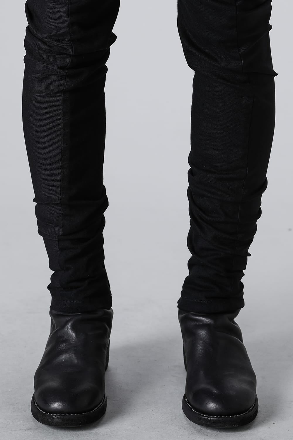 Denim & High Tension Jersey Combination Curve Pants