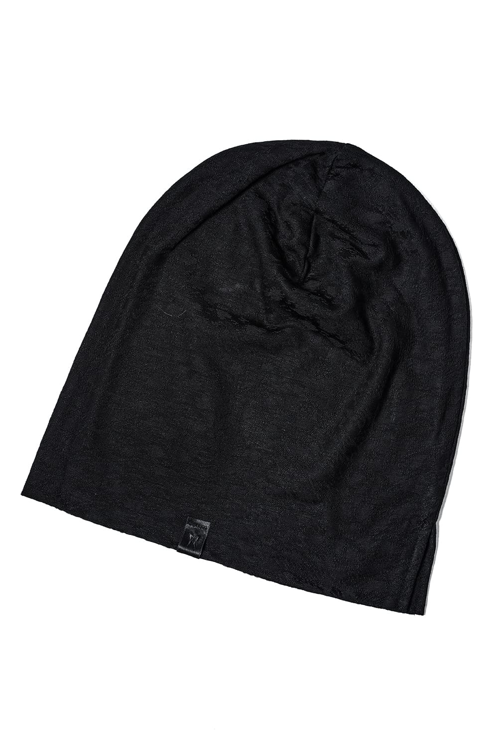 レオパードジャカードジャージー ニットキャップ