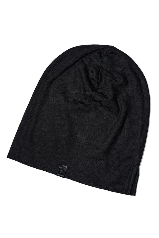 レオパードジャカードジャージー ニットキャップ