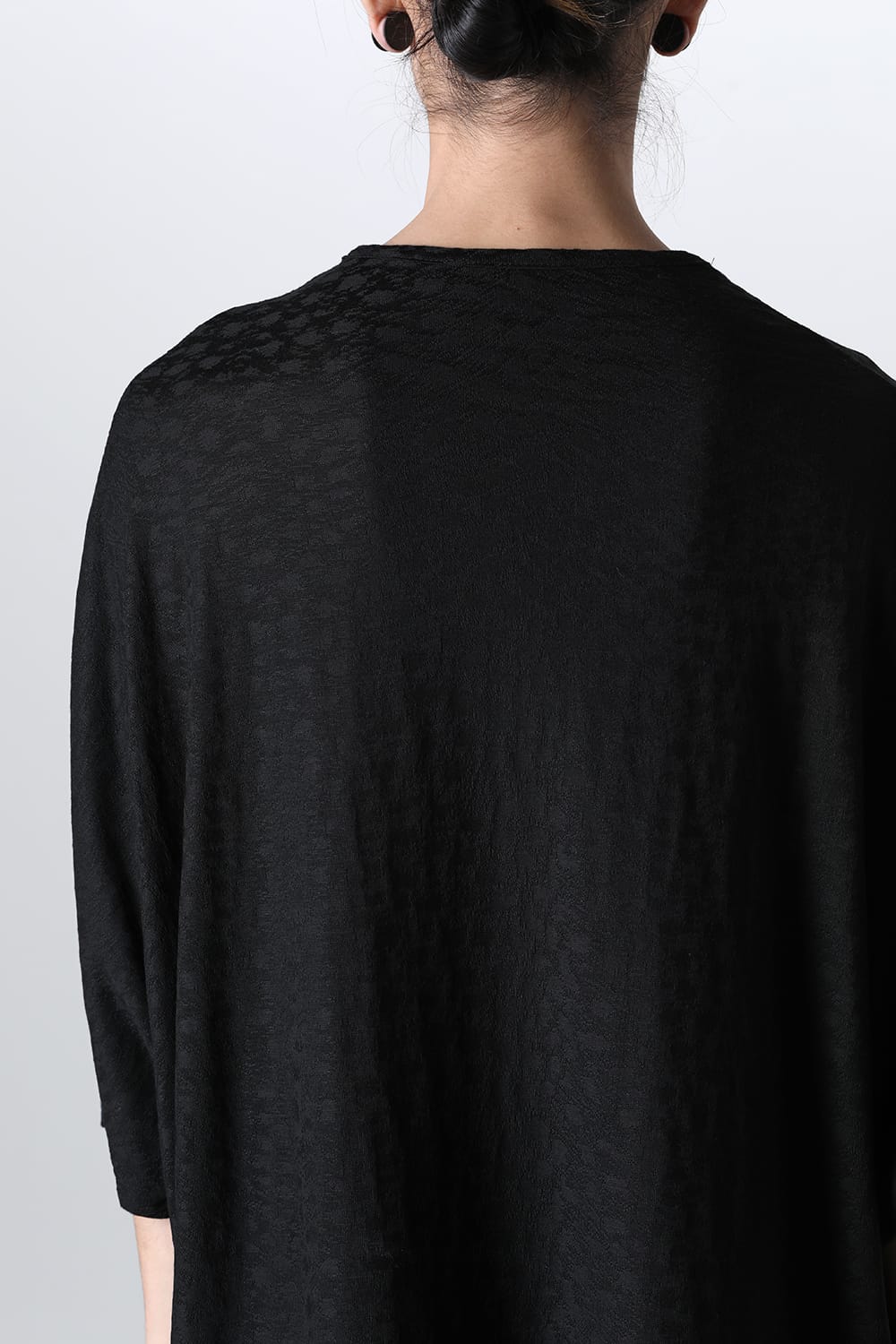 Leopard JQD Jersey Dolman Henry Neck T-Shirt