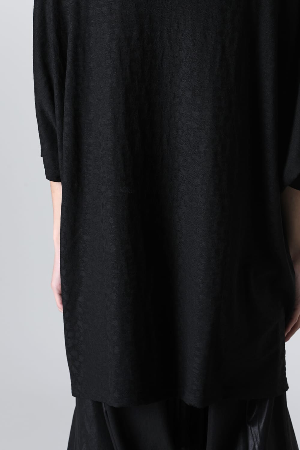 Leopard JQD Jersey Dolman Henry Neck T-Shirt